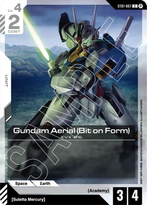 Gundam Aerial (Bit on Form), Edition Beta