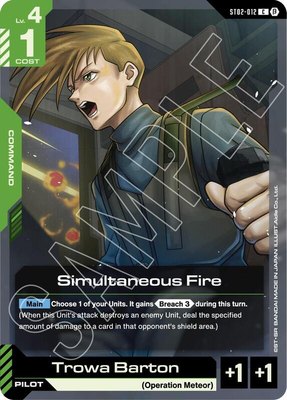 Simultaneous Fire, Edition Beta
