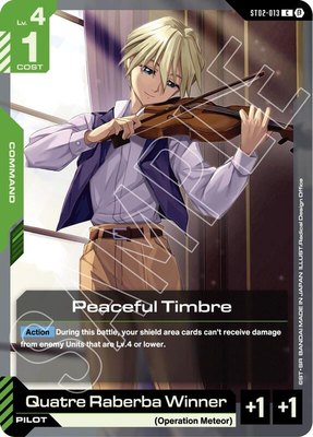 Peaceful Timbre, Edition Beta