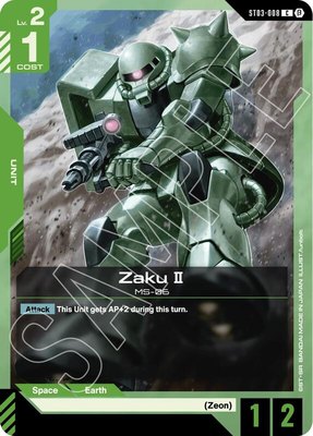 Zaku II, Edition Beta