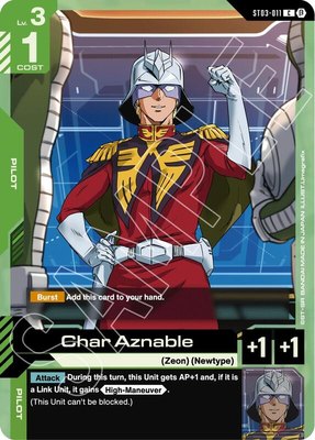 Char Aznable, Edition Beta