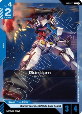 Gundam (GD01-013), Edition Beta