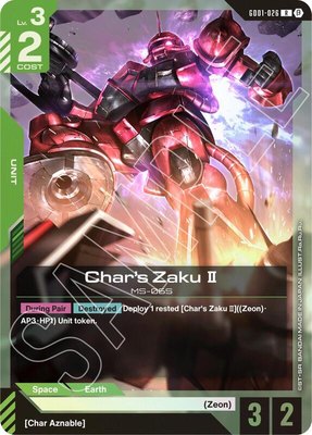 Char's Zaku II, Edition Beta
