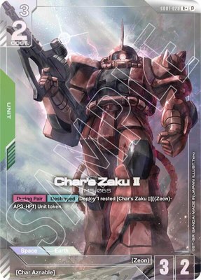 Char's Zaku II (R+), Edition Beta