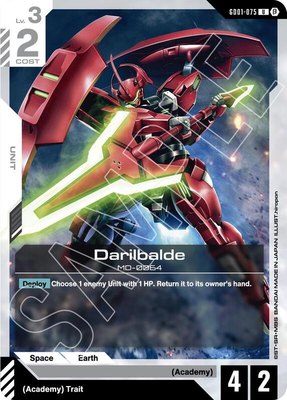 Darilbalde, Edition Beta