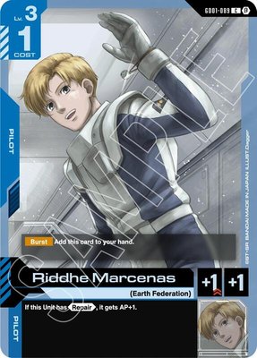 Riddhe Marcenas, Edition Beta