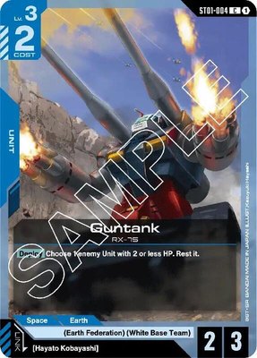 Guntank, Starter Deck 01: Heroic Beginnings