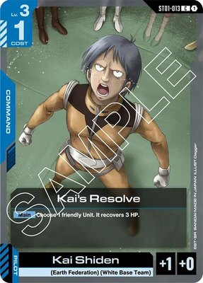 Kai's Resolve, Starter Deck 01: Heroic Beginnings