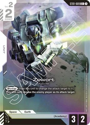 Zowort (C+), Starter Deck 01: Heroic Beginnings