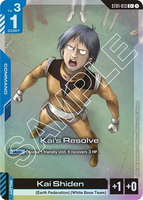 Kai's Resolve (C+), Starter Deck 01: Heroic Beginnings