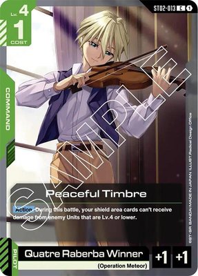Peaceful Timbre, Starter Deck 02: Wings of Advance