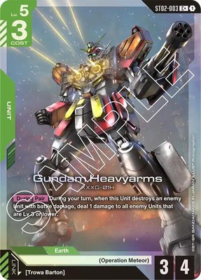 Gundam Heavyarms (C+), Starter Deck 02: Wings of Advance