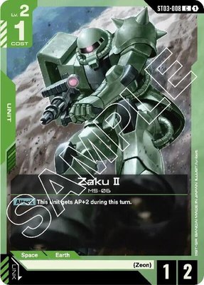 Zaku II, Starter Deck 03: Zeon's Rush