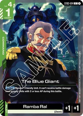 The Blue Giant, Starter Deck 03: Zeon's Rush