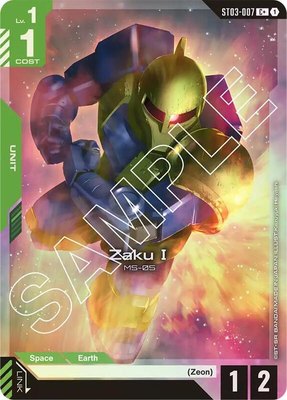 Zaku I (C+), Starter Deck 03: Zeon's Rush