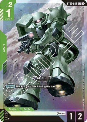 Zaku II (C+), Starter Deck 03: Zeon's Rush