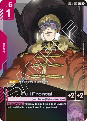 Full Frontal (C+), Starter Deck 03: Zeon's Rush