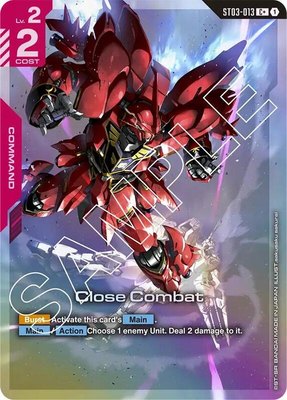 Close Combat (C+), Starter Deck 03: Zeon's Rush