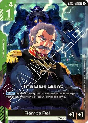 The Blue Giant (C+), Starter Deck 03: Zeon's Rush