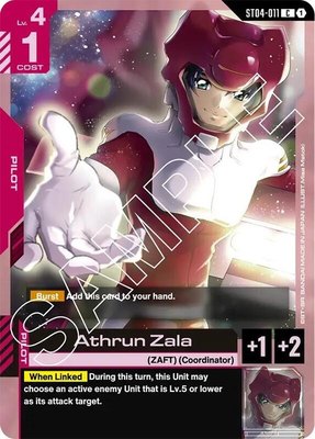 Athrun Zala, Starter Deck 04: SEED Strike