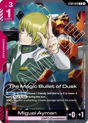 The Magic Bullet of Dusk, Starter Deck 04: SEED Strike