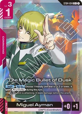 The Magic Bullet of Dusk (C+), Starter Deck 04: SEED Strike