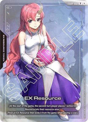 EX Resource (EXRP-002) (Official Card Case Set 01), Promotional EX Resource Tokens
