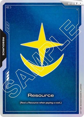 Resource (RP-011) (Earth Federation Force), Promotional Resource Tokens