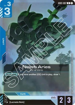 Noin's Aries, Newtype Rising