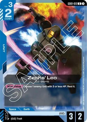 Zechs' Leo, Newtype Rising