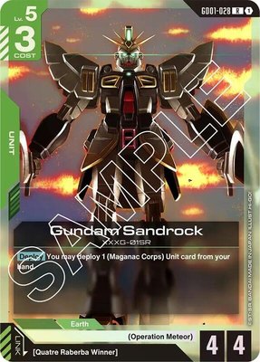 Gundam Sandrock, Newtype Rising