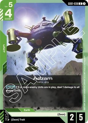 Adzam, Newtype Rising