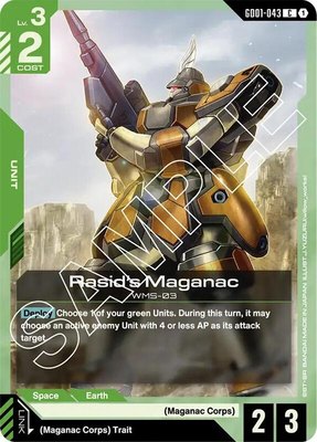 Rasid's Maganac, Newtype Rising