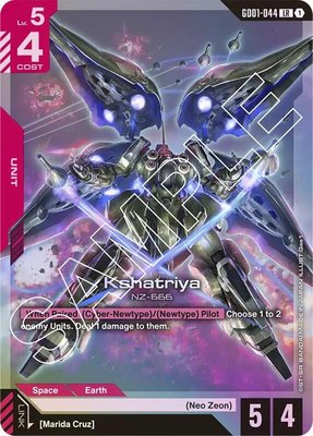 Kshatriya (GD01-044), Newtype Rising