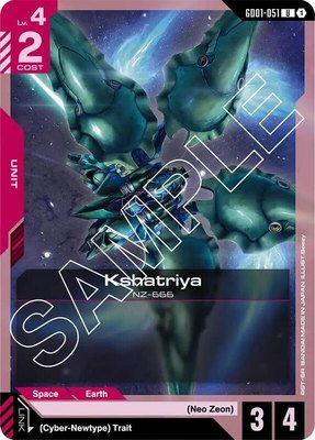 Kshatriya (GD01-051), Newtype Rising