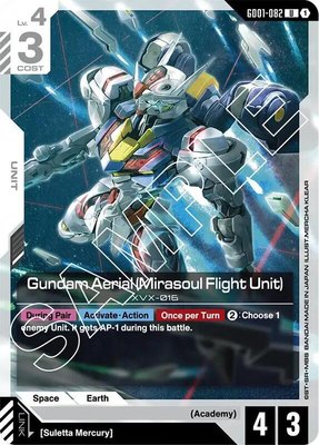 Gundam Aerial (Mirasoul Flight Unit), Newtype Rising