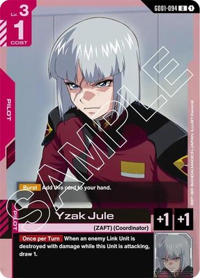 Yzak Jule, Newtype Rising