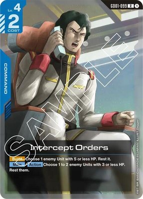 Intercept Orders, Newtype Rising