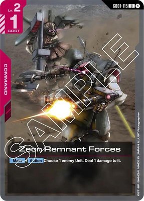 Zeon Remnant Forces, Newtype Rising