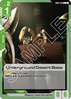 Underground Desert Base, Newtype Rising