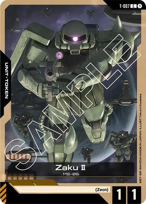 Zaku II (T-007) Token, Newtype Rising