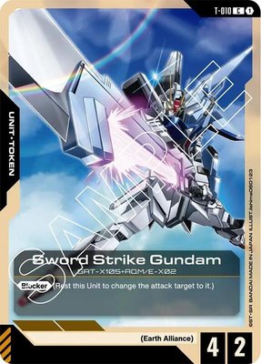Sword Strike Gundam (T-010) Token, Newtype Rising