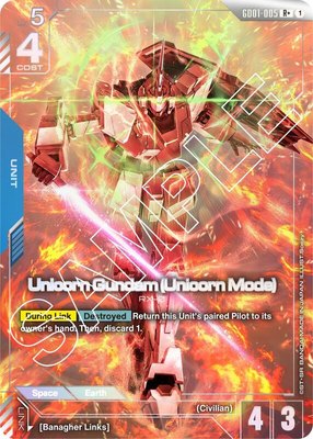 Unicorn Gundam (Unicorn Mode) (R+), Newtype Rising