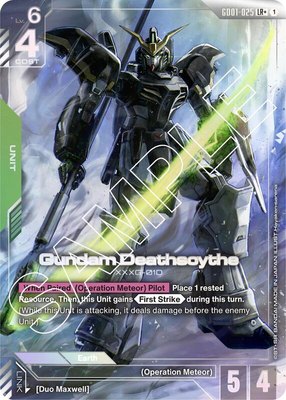 Gundam Deathscythe (GD01-025) (LR+), Newtype Rising