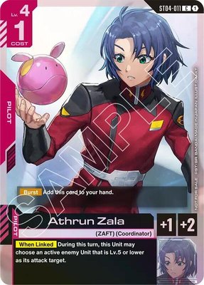 Athrun Zala (Store Tournament Participant Pack 01), Gundam Promotional Cards
