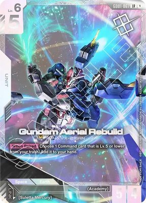 Gundam Aerial Rebuild (Newtype Challenge 2025 Mission1), Gundam Promotional Cards