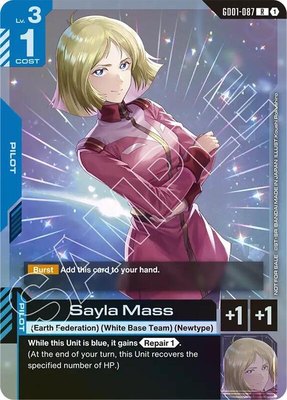 Sayla Mass (Store Tournament Participant Pack 01), Gundam Promotional Cards