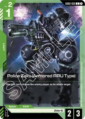 Police Zaku (Armored RRU Type), Dual Impact