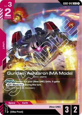 Gundam Ashtaron (MA Mode), Dual Impact
