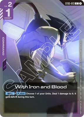 With Iron and Blood (ST05 Release Event), Gundam Promotional Cards